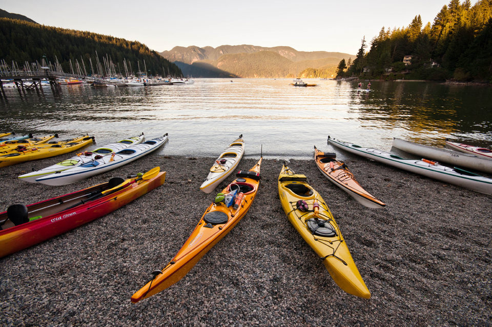 Places to kayak in Vancouver