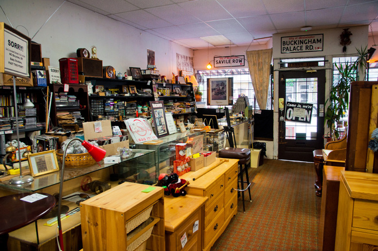 9 The antique store sells furniture and even electronics