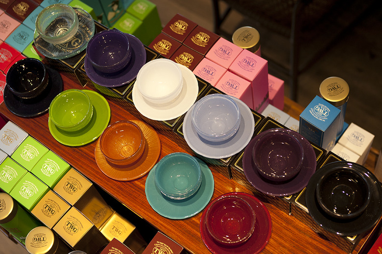 6 Colourful Tea Cups