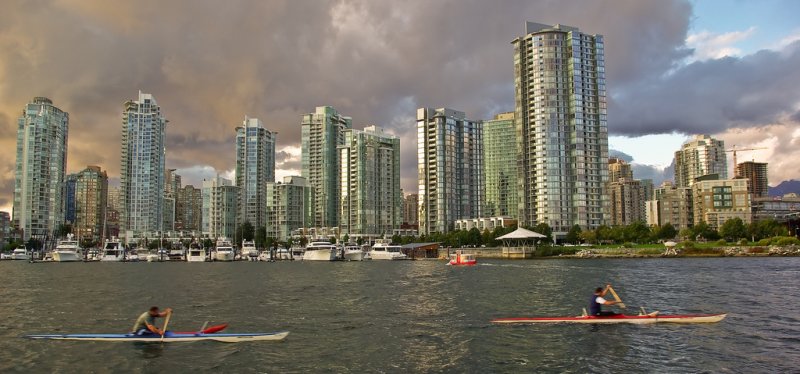 Kayakers in Vancouver