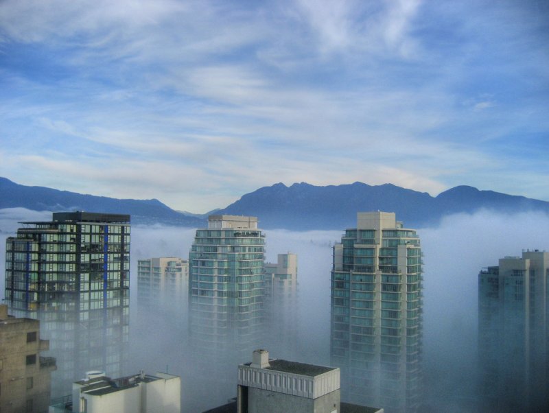 Fog in Morning Vancouver