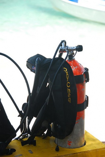 Scuba Diving Equipment by Nazir Amin