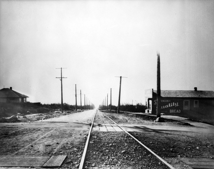 Streetcar tracks Dunbar