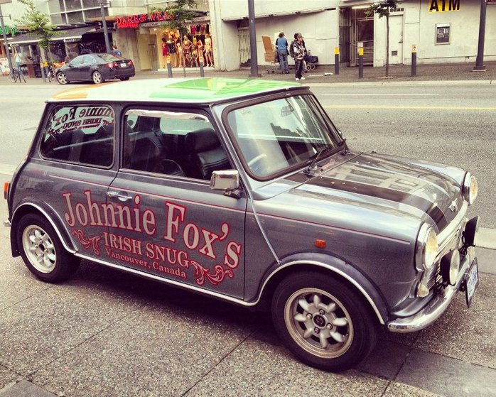 Johnnie Foxs Irish Snug car