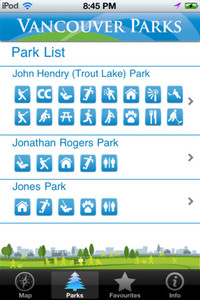 Vancouver Park App