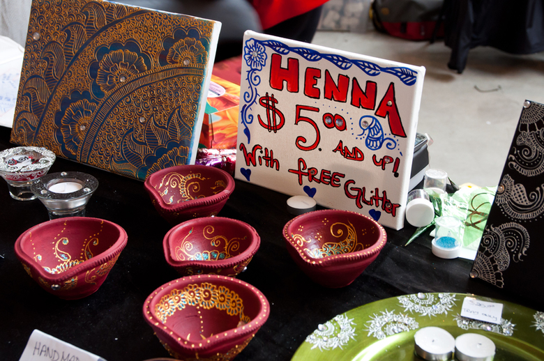 7Henna painting at the X Pressions Esthetique stand
